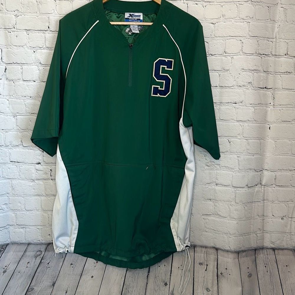 Vintage X Grain Sportswear‎ Skyline High School Hawks Quarter Zip size XL